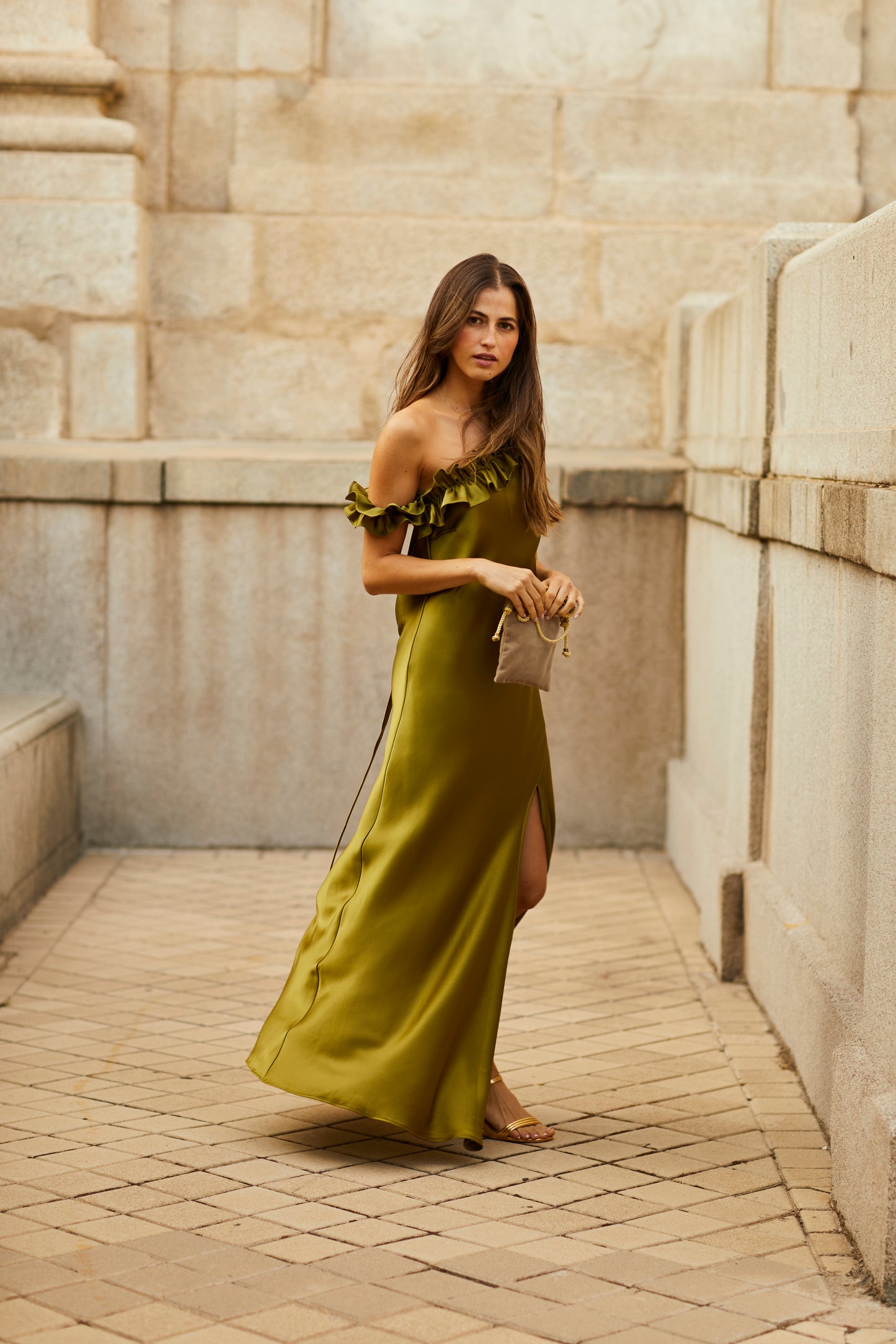 Vestido Letualle Pesto