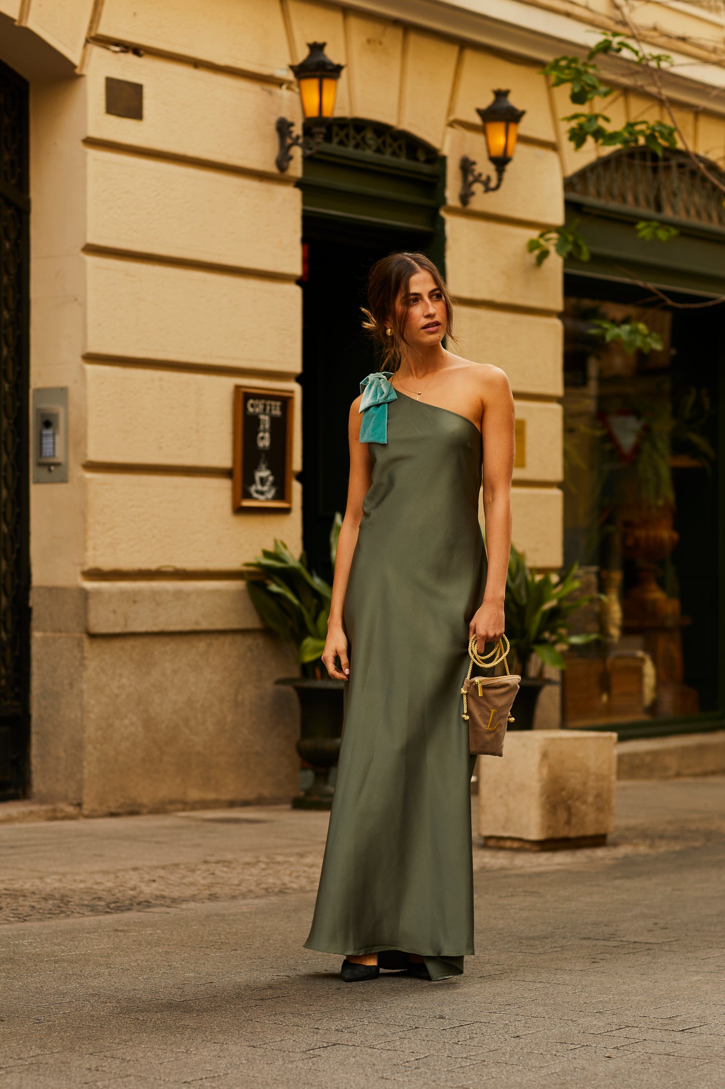 Vestido Noeud Caqui