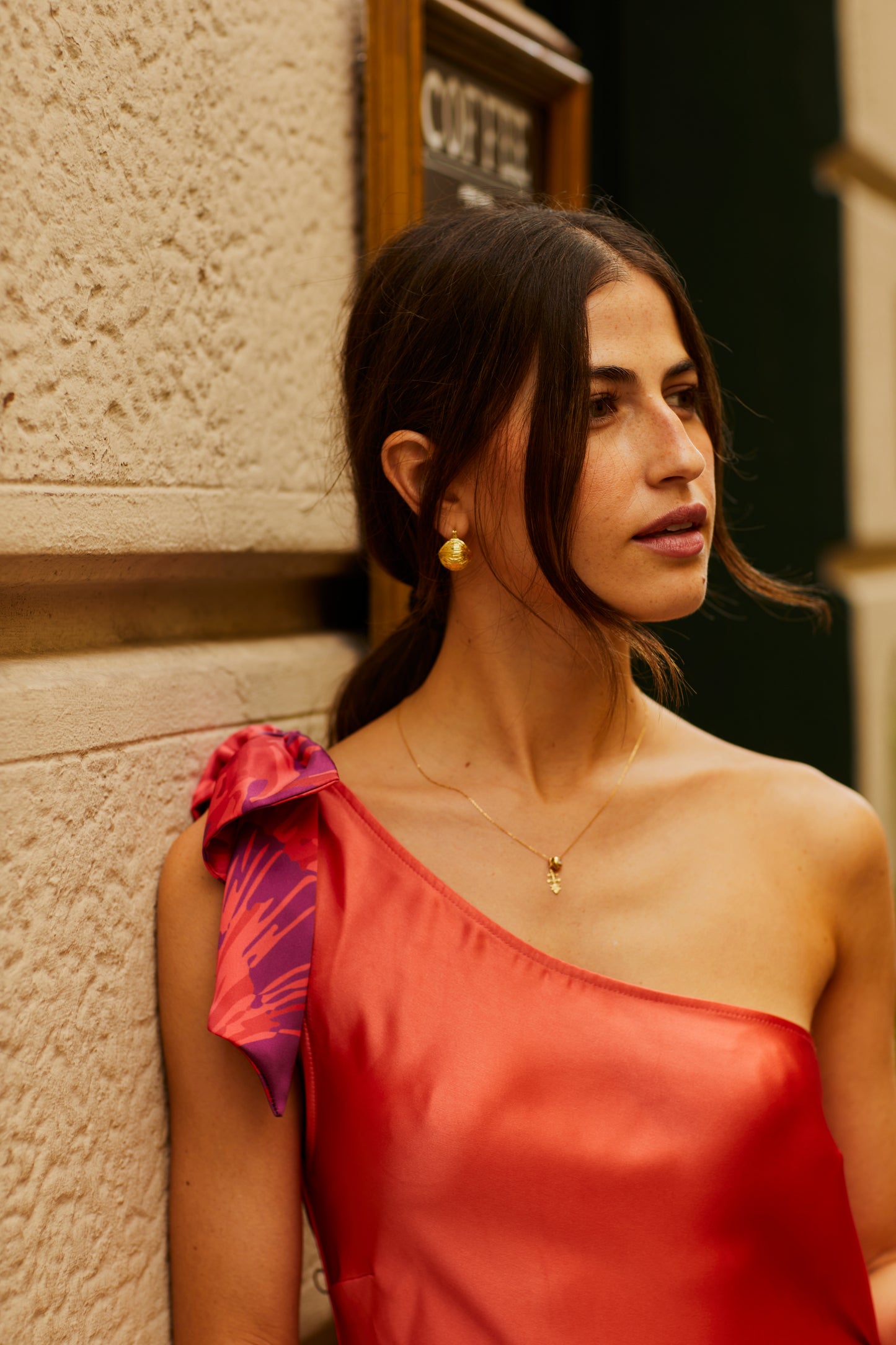 Vestido Noeud Salmón