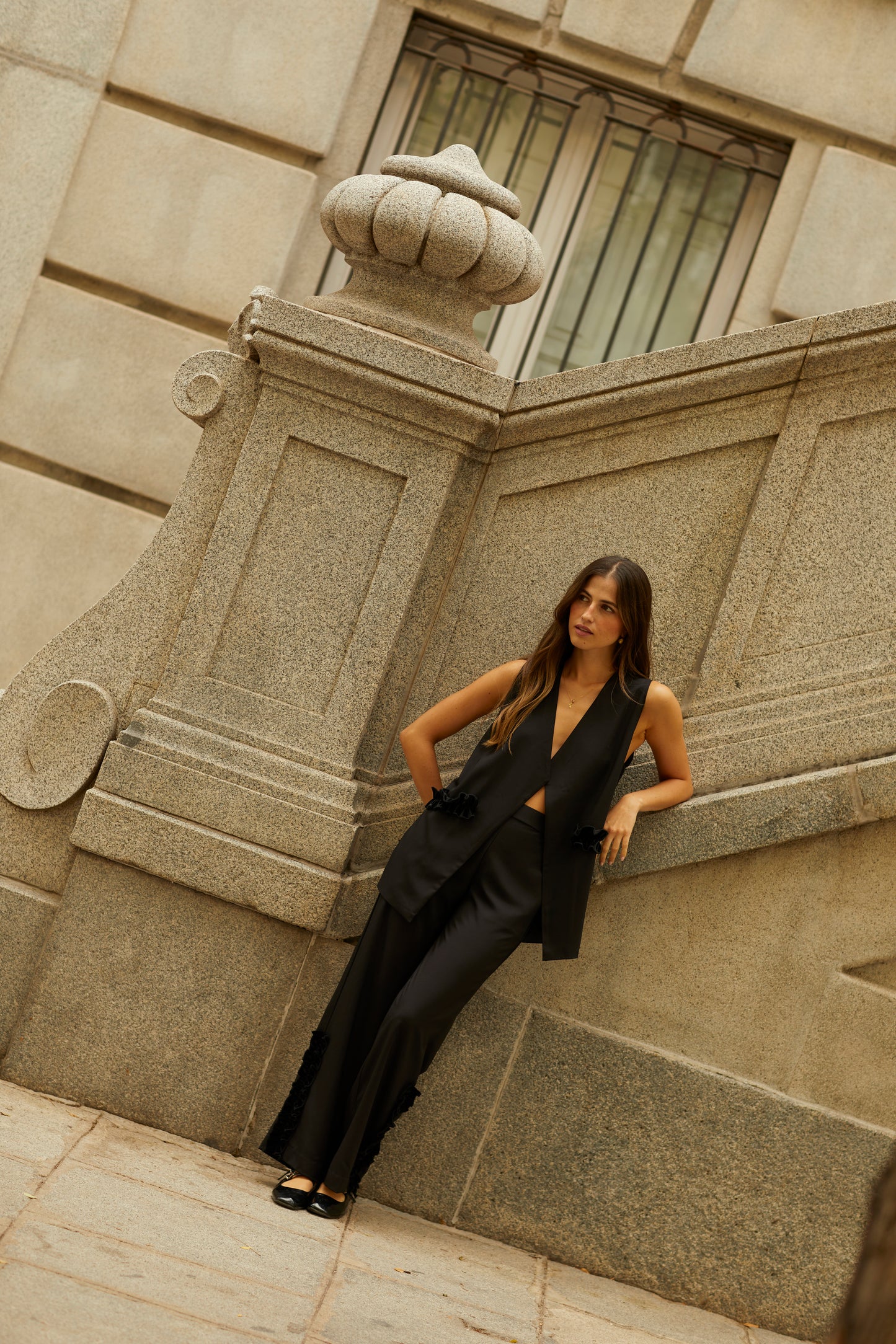 Traje Velour Negro